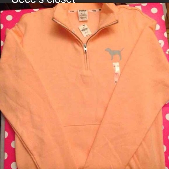 VS Pink *XS* quarter zip sweatshirt - Picture 2 of 3